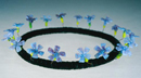 "periwinkle" glass tiara by artist vivenne bell